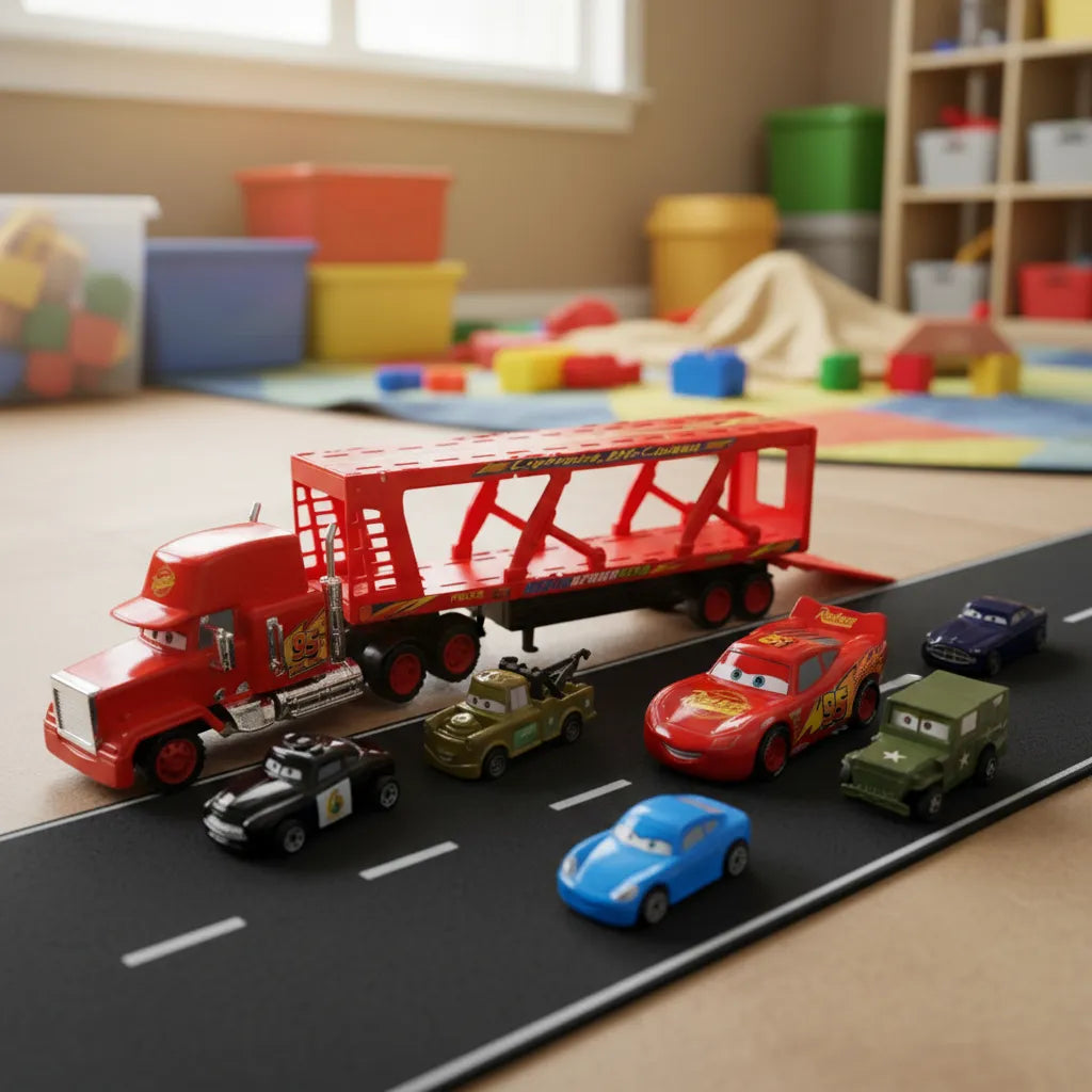 Niñera Cars Con Vehiculos De Los Personajes