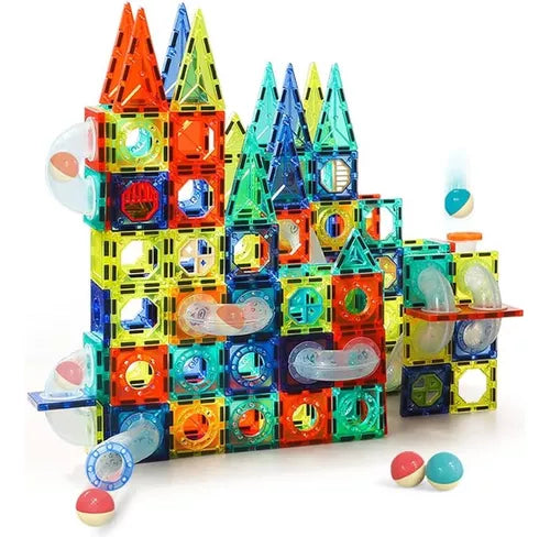 Bloques Magnéticos de Construcción - 73 Piezas