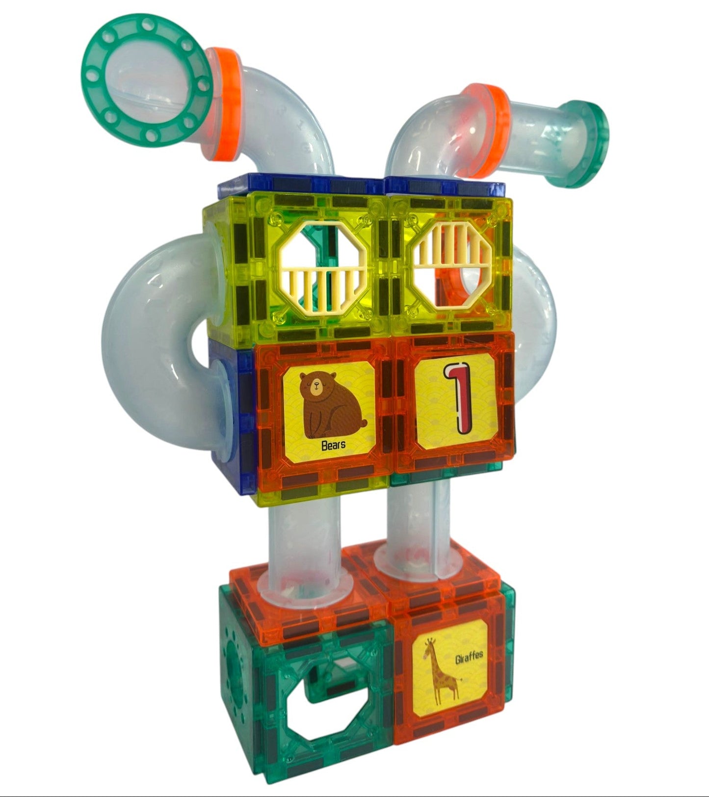 Bloques Magnéticos de Construcción - 73 Piezas