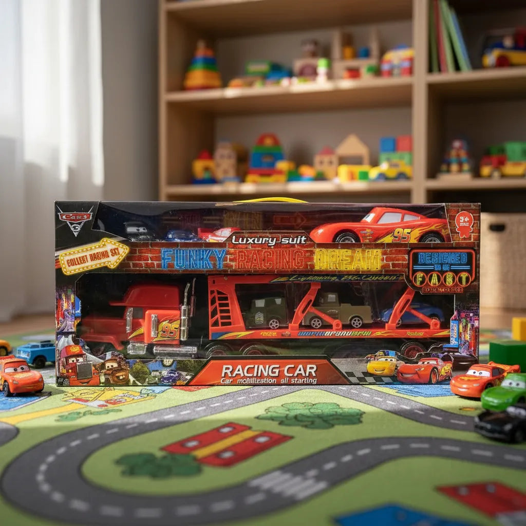 Niñera Cars Con Vehiculos De Los Personajes