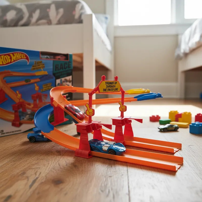 Pista Hotwheels Track Athletics Sencilla