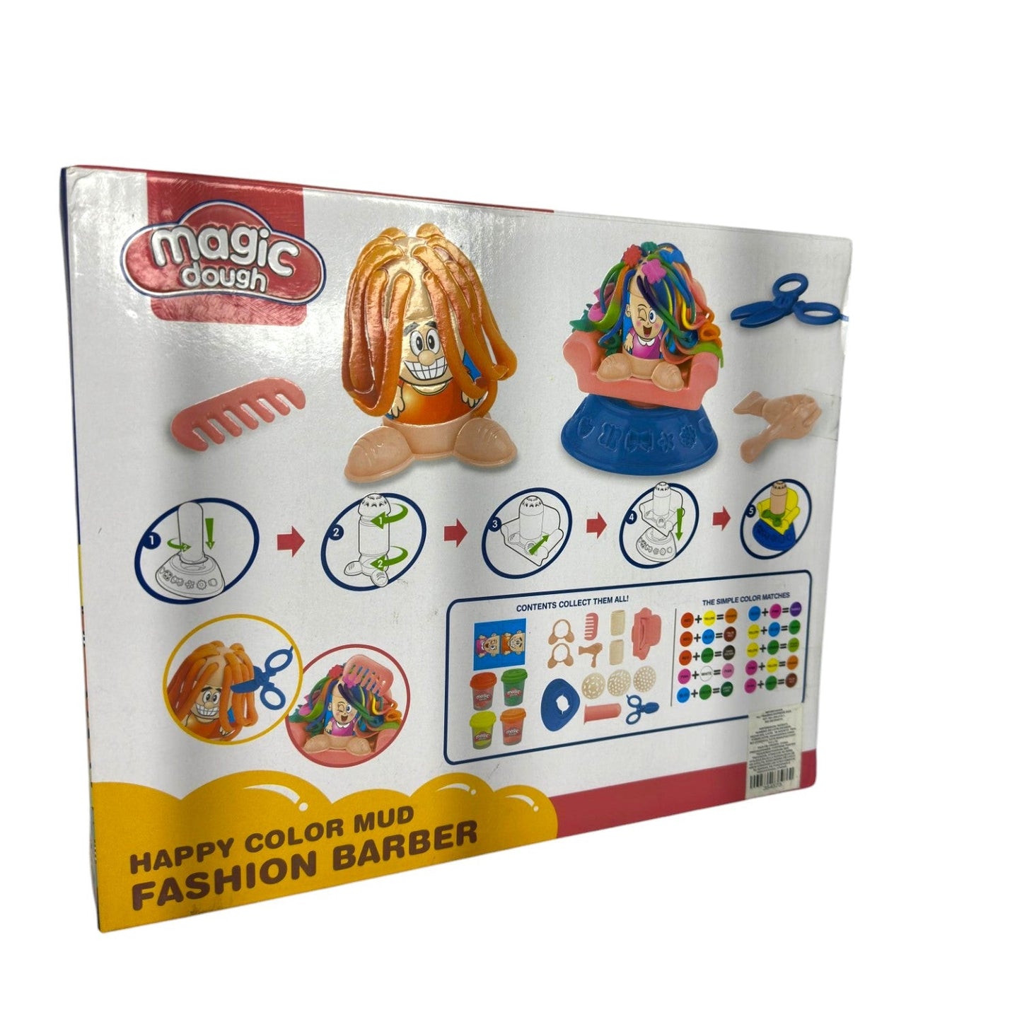 Juego De Peluquería Con Plastilinas Magic Dough