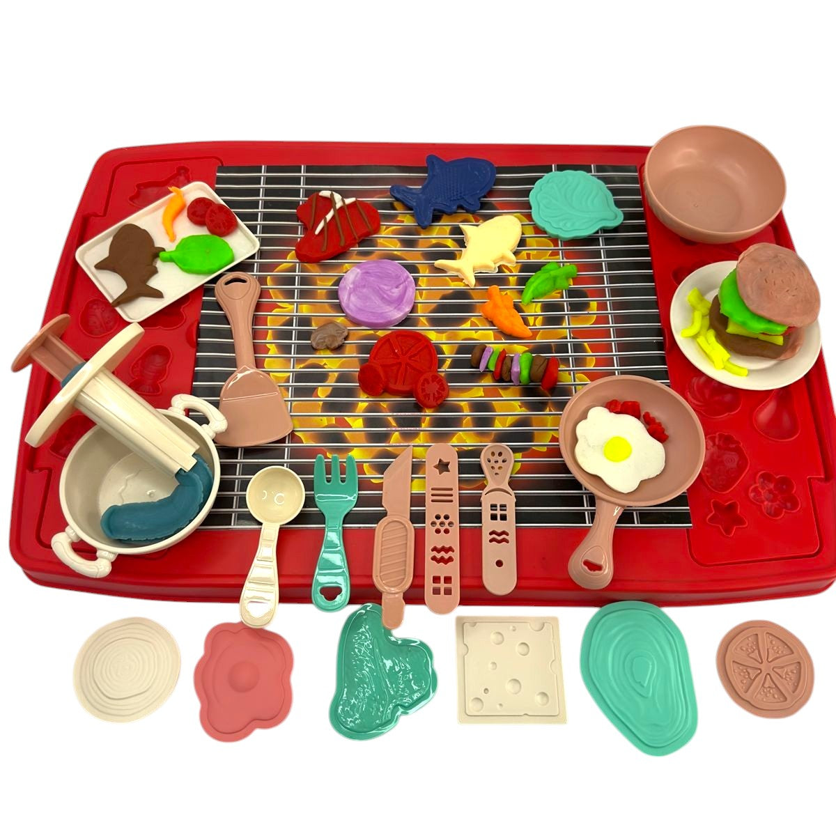 Juego De Parrilla Set Plastilina Magic Dough