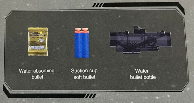 Shooting Elite Water Bead & Soft Bullet Dual-Use Toy Gun